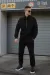 IMG_6985 Костюм зі стійкою з флісу чоловічий чорний Фото - 1