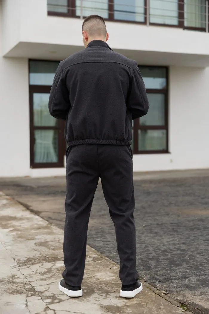 Костюм з кашеміру чоловічий графіт Фото - 5