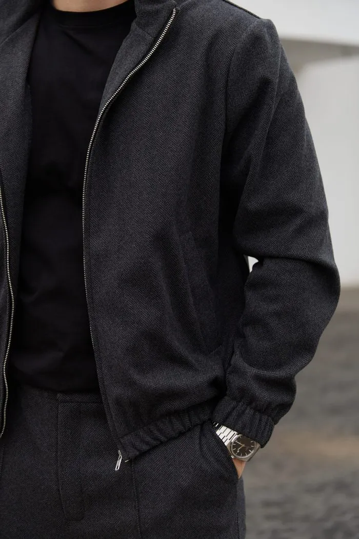 Костюм з кашеміру чоловічий графіт Фото - 4