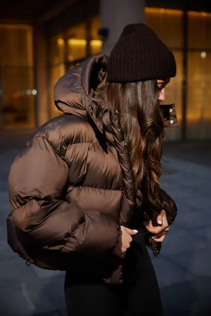 Шапка жіноча шоколад