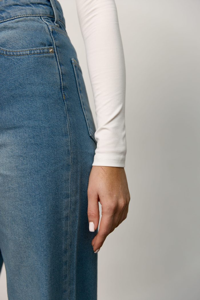 IMG_5826 Лонгслів skims з необробленим горлом жіночий молочний Фото - 3