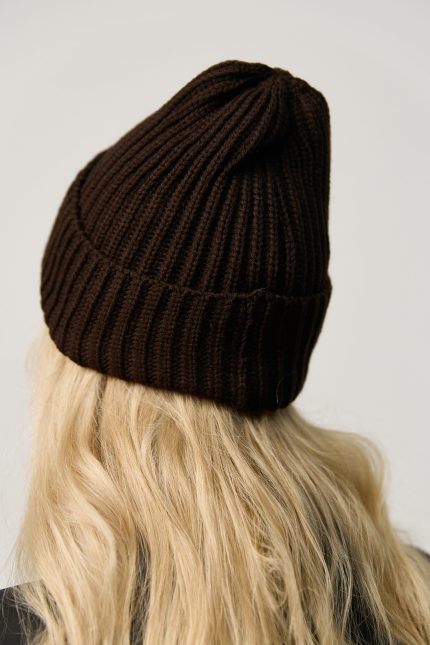 Шапка жіноча шоколад