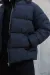 IMG_9716 Пуховик чоловічий з капюшоном темно-синій Фото - 4