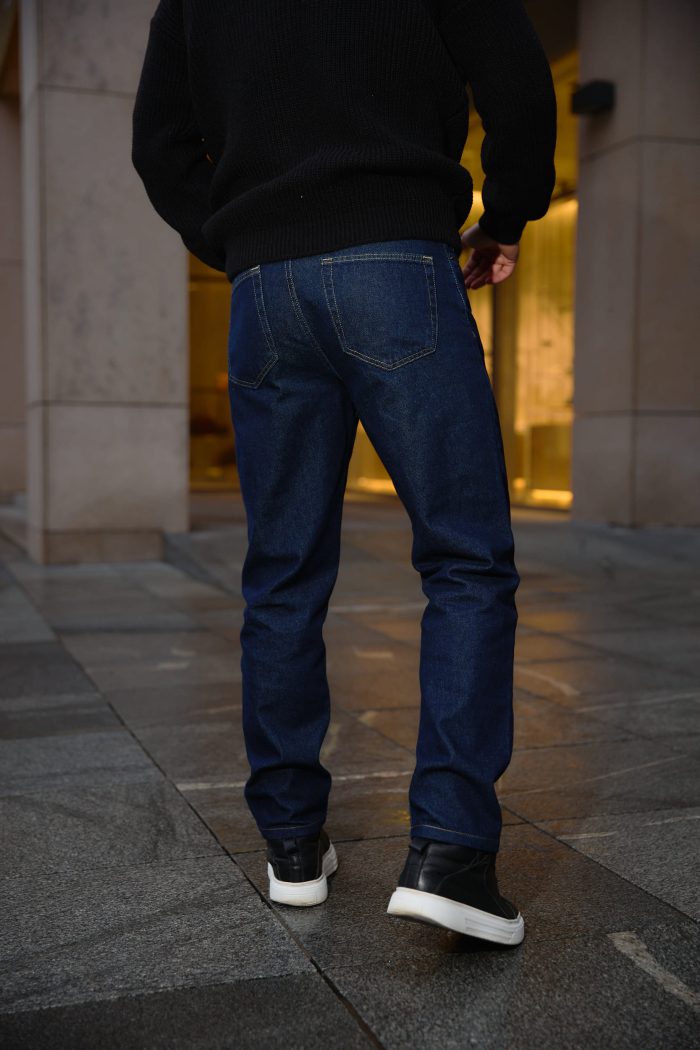 IMG_4288 Джинси чоловічі базові сині Фото - 5