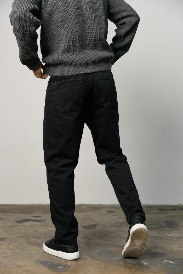 Джинси чоловічі базові чорні Фото - 5