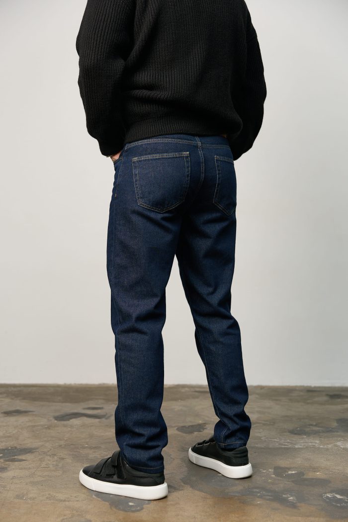 Джинси чоловічі базові сині Фото - 3