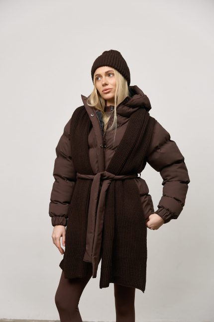 Шарф жіночий шоколад