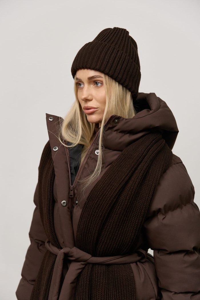 IMG_6271 (1) Шарф жіночий шоколад Фото - 2