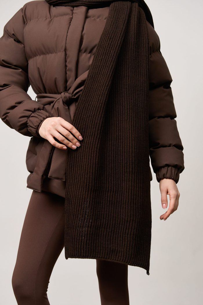 IMG_6281 (1) Шарф жіночий шоколад Фото - 3