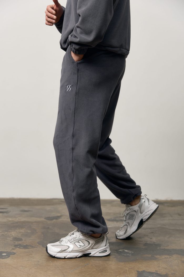 Штани полар-фліс чоловічі графіт Фото - 4