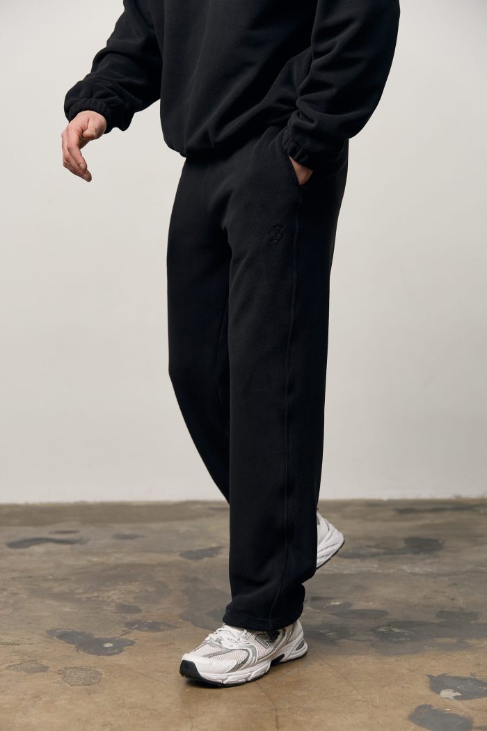 Штани полар-фліс чоловічі чорні Фото - 4