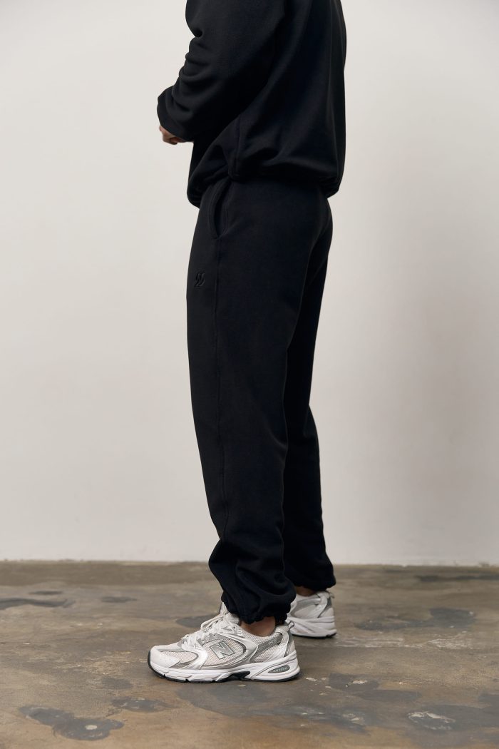 Штани полар-фліс чоловічі чорні Фото - 5