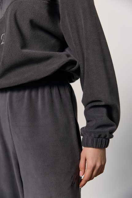 Кофта стійка з полар-флісу жіноча графіт