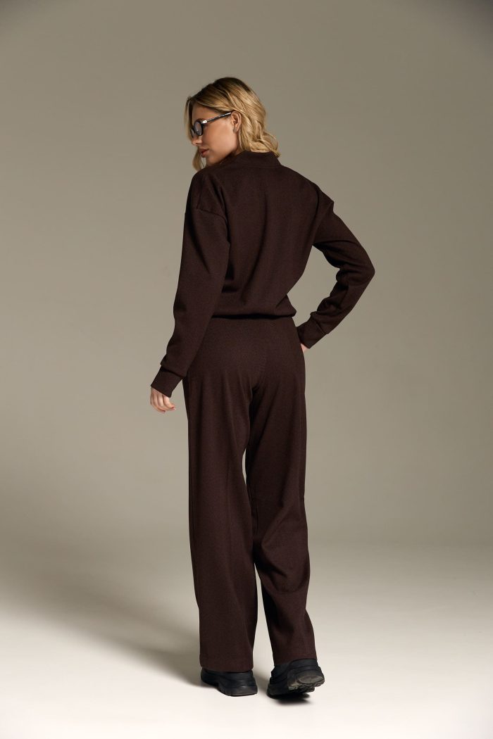 Костюм з кашеміру жіночий шоколад Фото - 3