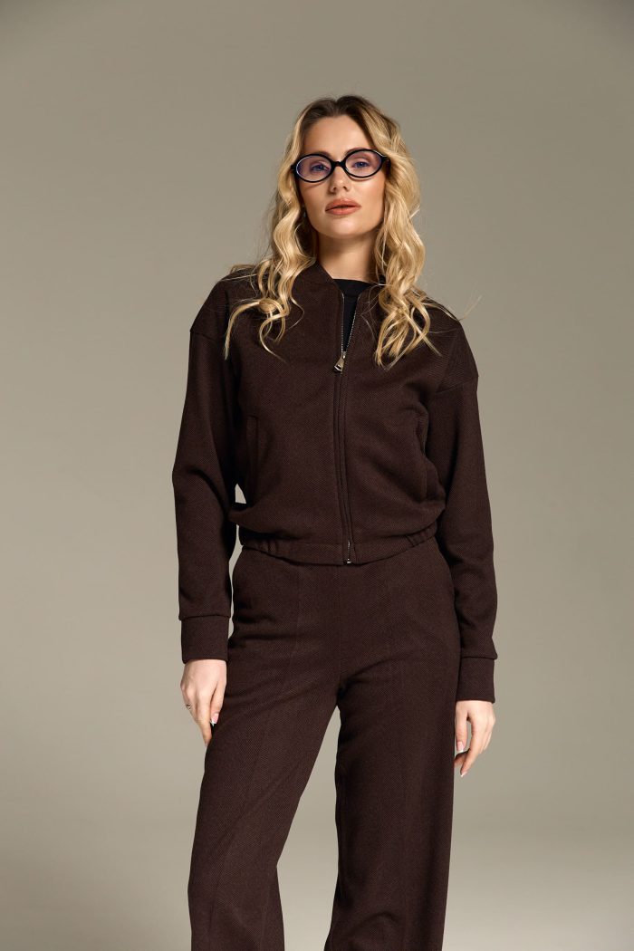 IMG_0042 Костюм з кашеміру жіночий шоколад Фото - 2