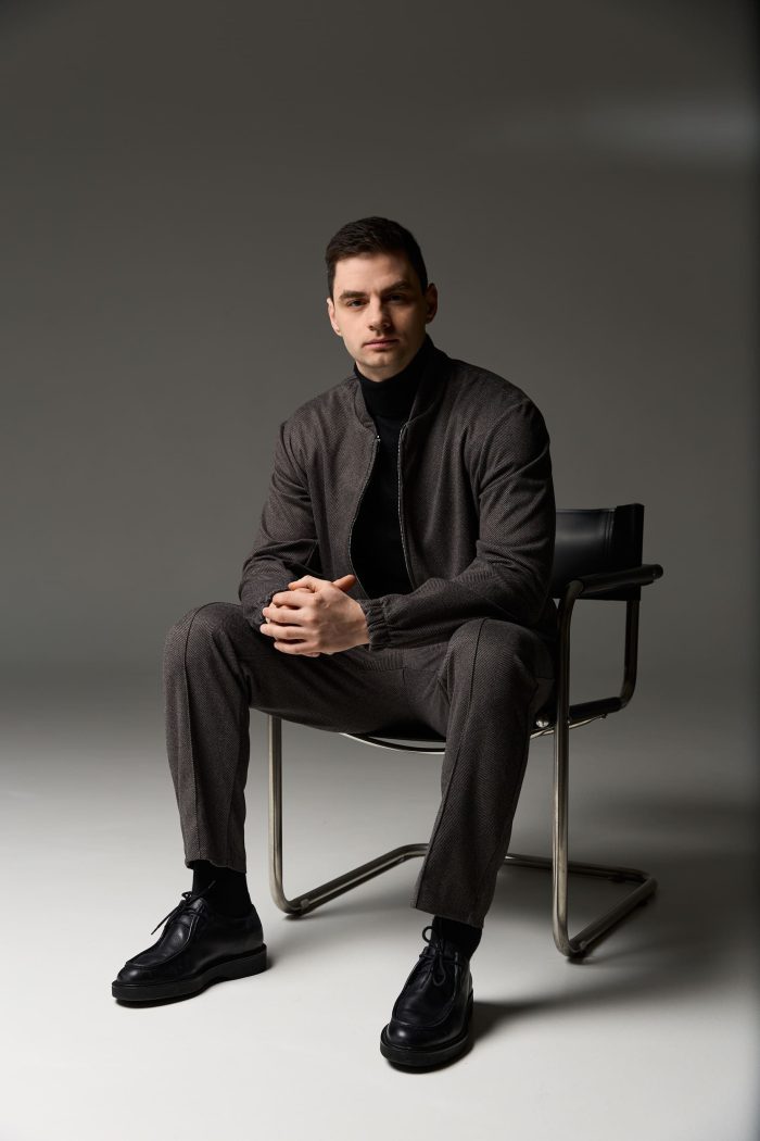 IMG_0280 Костюм з кашеміру чоловічий графіт Фото - 4