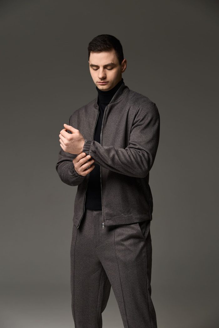 IMG_0296 Костюм з кашеміру чоловічий графіт Фото - 2