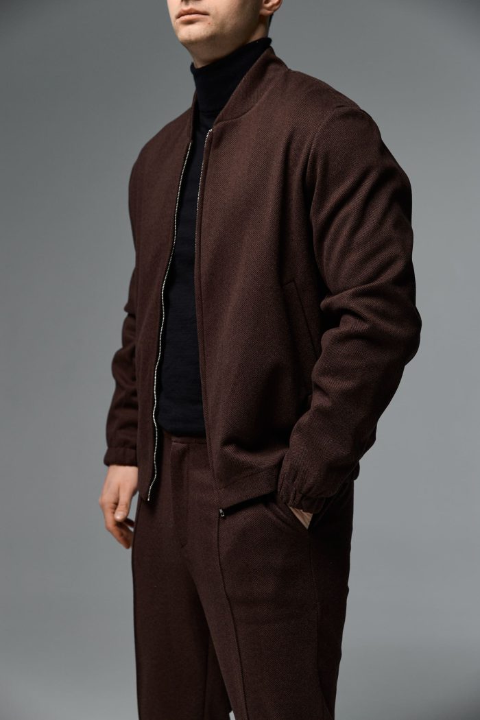 Костюм з кашеміру чоловічий шоколад Фото - 2