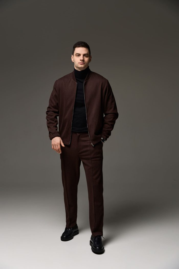 IMG_0331 Костюм з кашеміру чоловічий шоколад Фото - 1