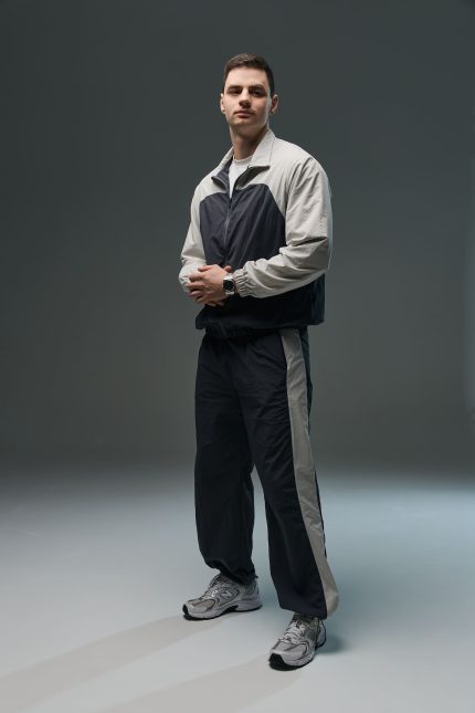 Костюм з плащівки чоловічий графіт