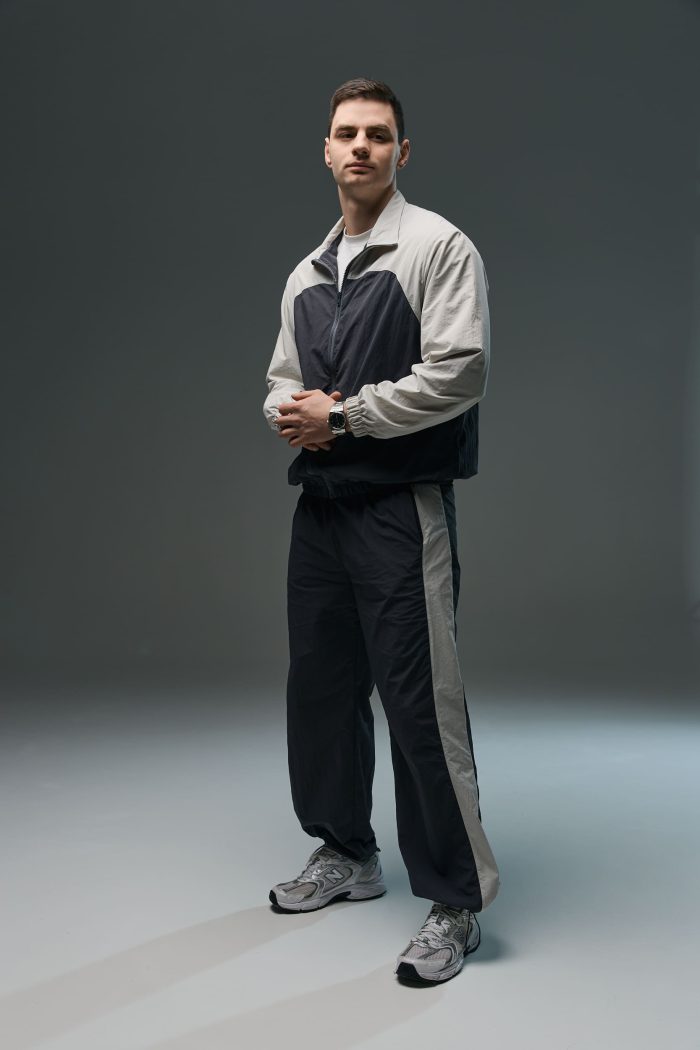 IMG_0449 (1) Костюм з плащівки чоловічий графіт Фото - 1