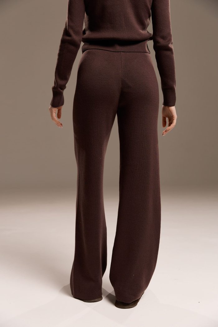 IMG_0576 Костюм вʼязаний зі штанами шоколад Фото - 5