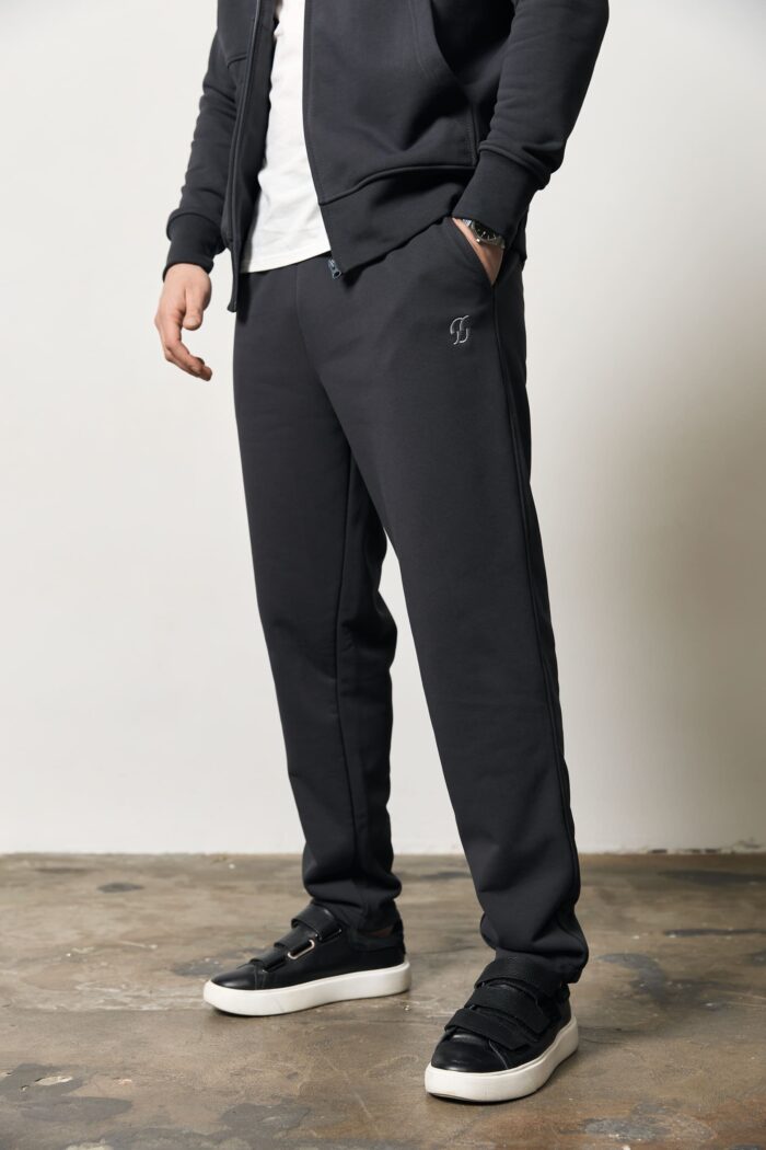 Костюм на блискавці без флісу чоловічий графіт Фото - 3