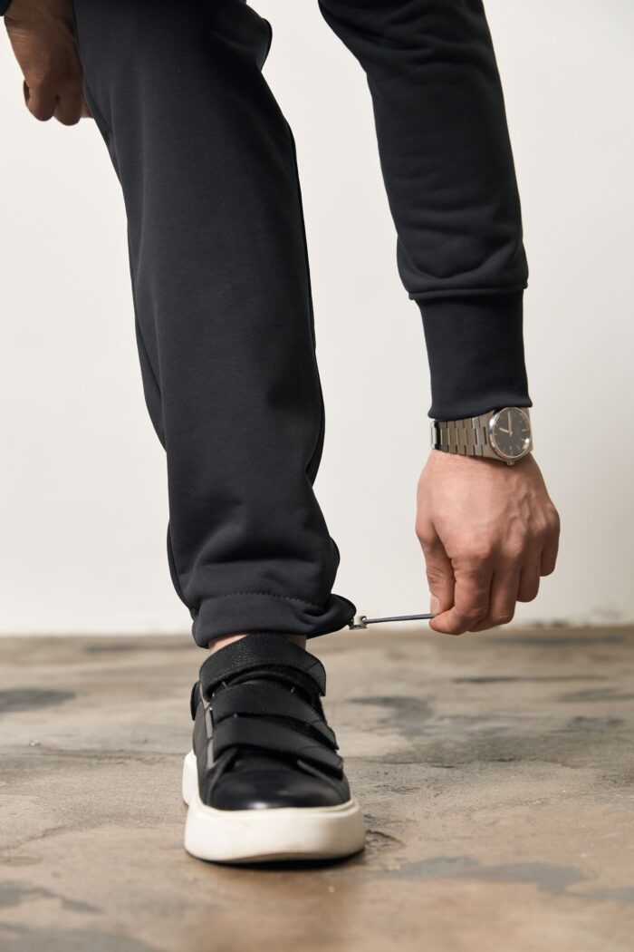 Костюм на блискавці без флісу чоловічий графіт Фото - 4