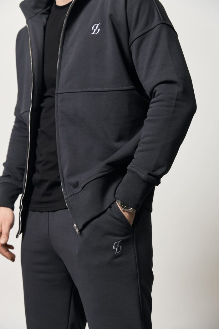 IMG_1062 Костюм бомбер чоловічий без флісу графіт Фото - 3