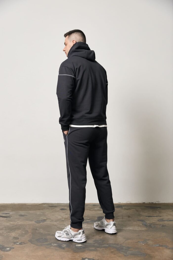 IMG_1078 Костюм реглан лампас без флісу чоловічий графіт Фото - 4