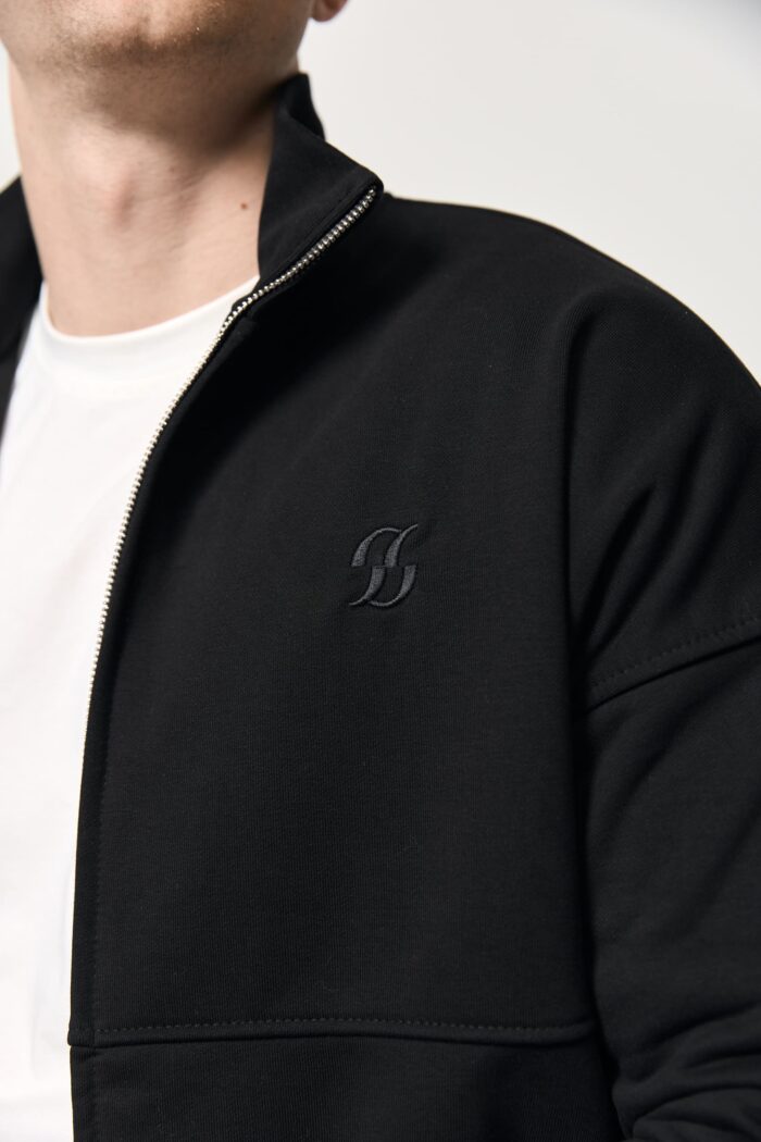 IMG_1083 Костюм бомбер чоловічий без флісу чорний Фото - 4