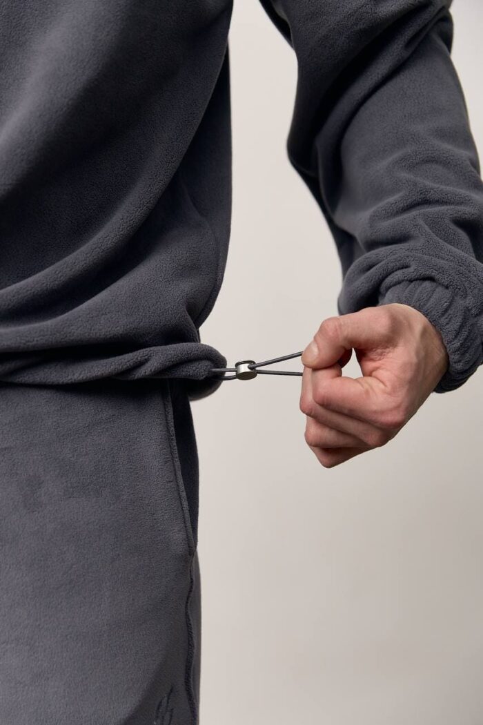 Костюм полар-фліс стійка чоловічий графіт Фото - 2