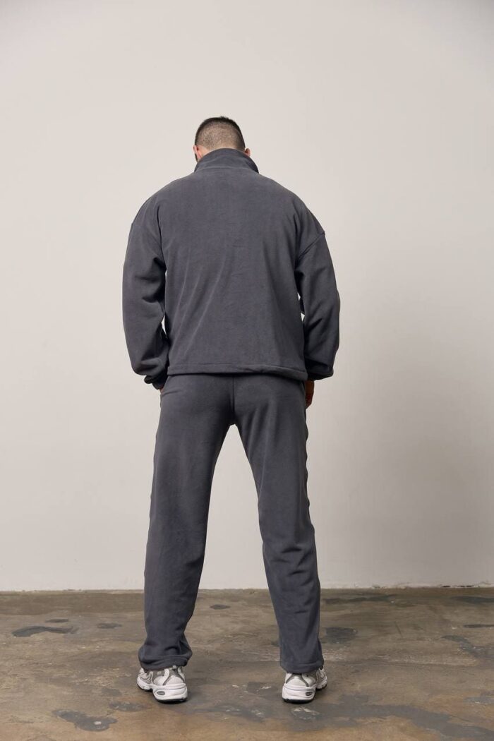 Костюм полар-фліс стійка чоловічий графіт Фото - 4