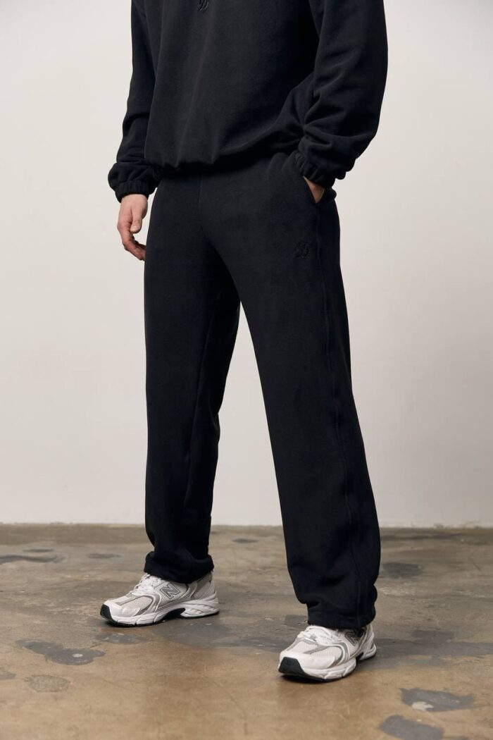 Костюм полар-фліс стійка чоловічий чорний Фото - 4