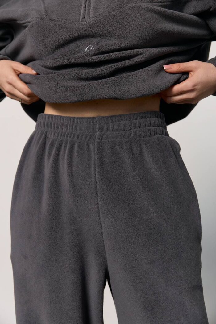 IMG_6728 (1) Костюм полар-фліс стійка жіночий графіт Фото - 3