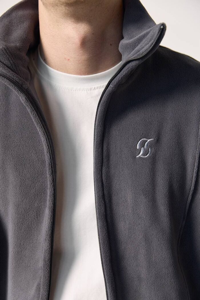 Костюм полар-фліс на блискавці чоловічий графіт Фото - 2