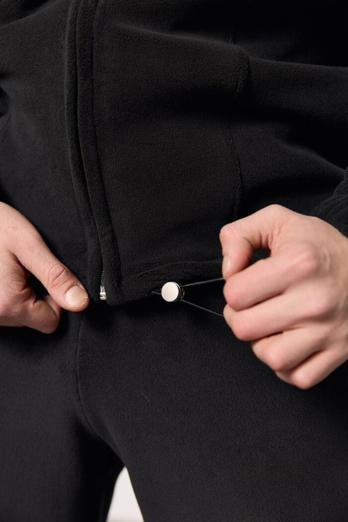 Костюм полар-фліс на блискавці чоловічий чорний Фото - 3