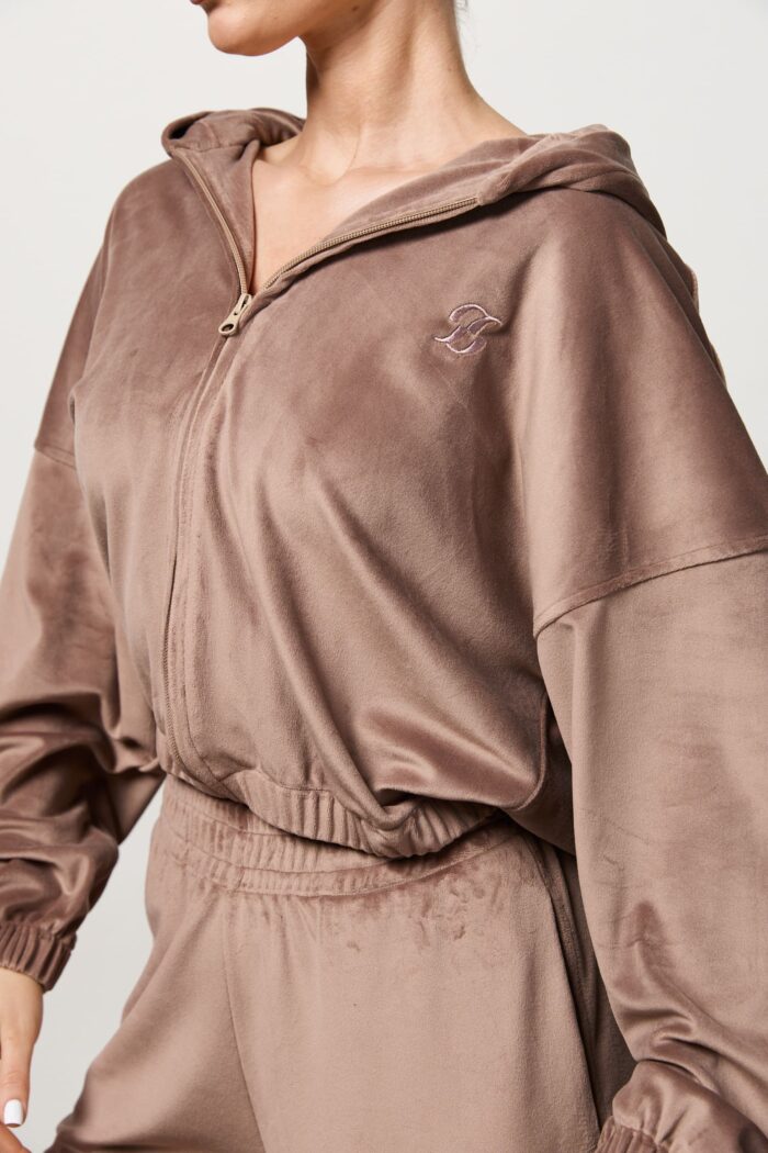 IMG_1233 (1) Костюм велюр жіночий мокко Фото - 3