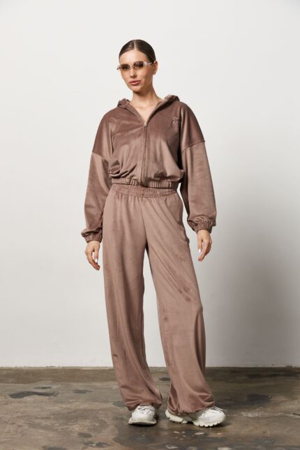 Костюм велюр жіночий мокко