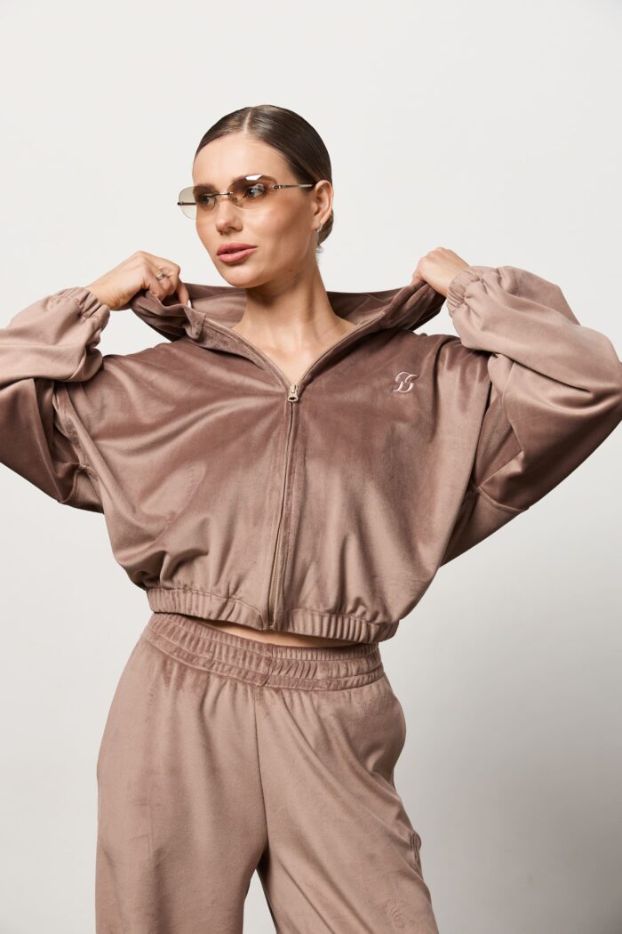 IMG_1304 Костюм велюр жіночий мокко Фото - 2