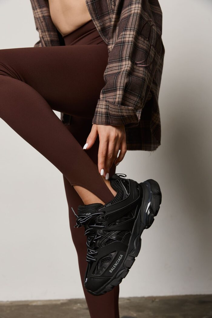 IMG_2898 Лосини зі штрипками шоколад Фото - 5