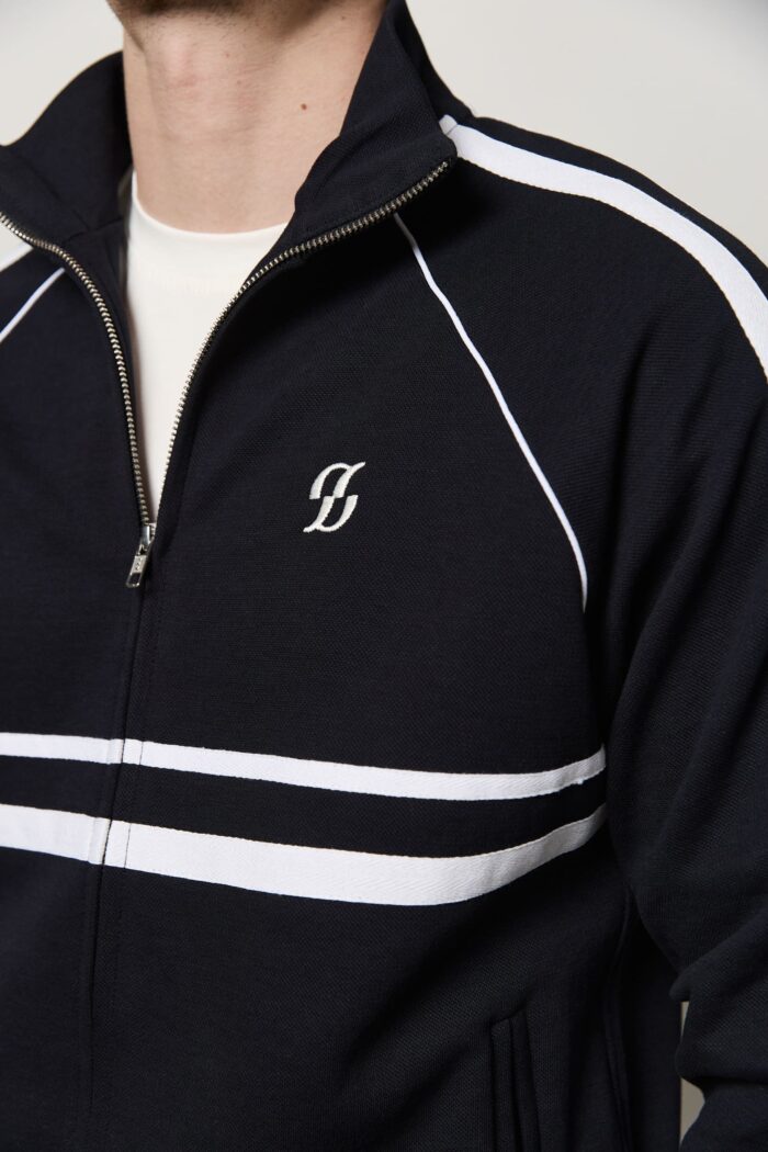 Костюм подвійний кант чоловічий темно-синій Фото - 4