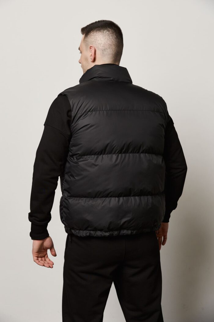 IMG_3061 Жилет базовий чоловічий чорний Фото - 5