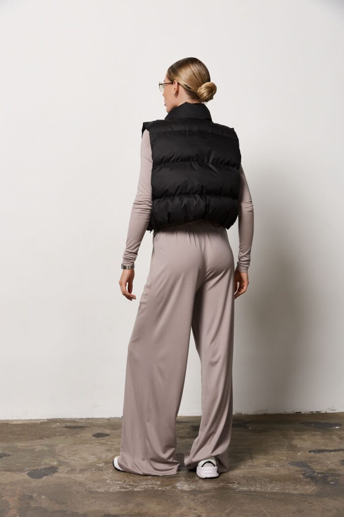 IMG_3288 Жилет жіночий вкорочений чорний Фото - 4