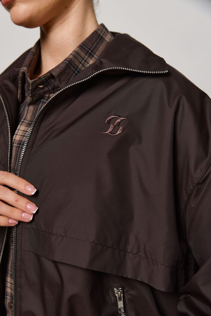 Куртка бомбер жіноча шоколад Фото - 4