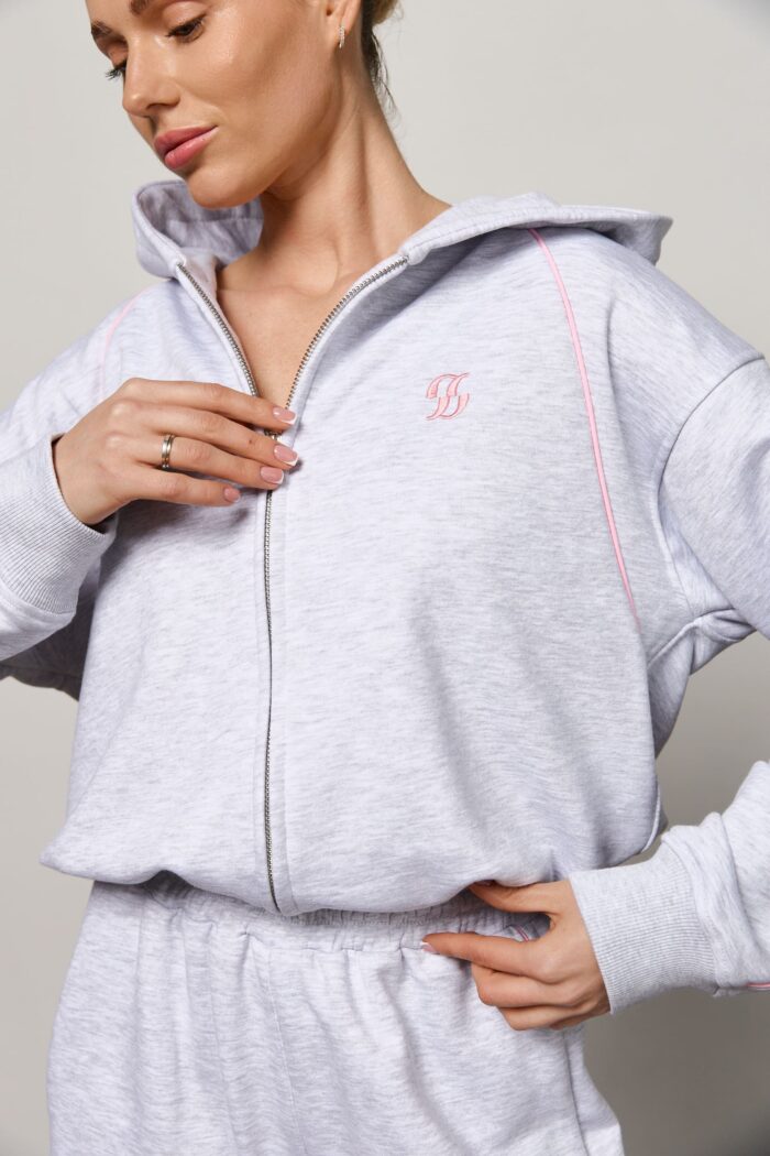 Костюм не утеплений лампас жіночий меланж Фото - 2