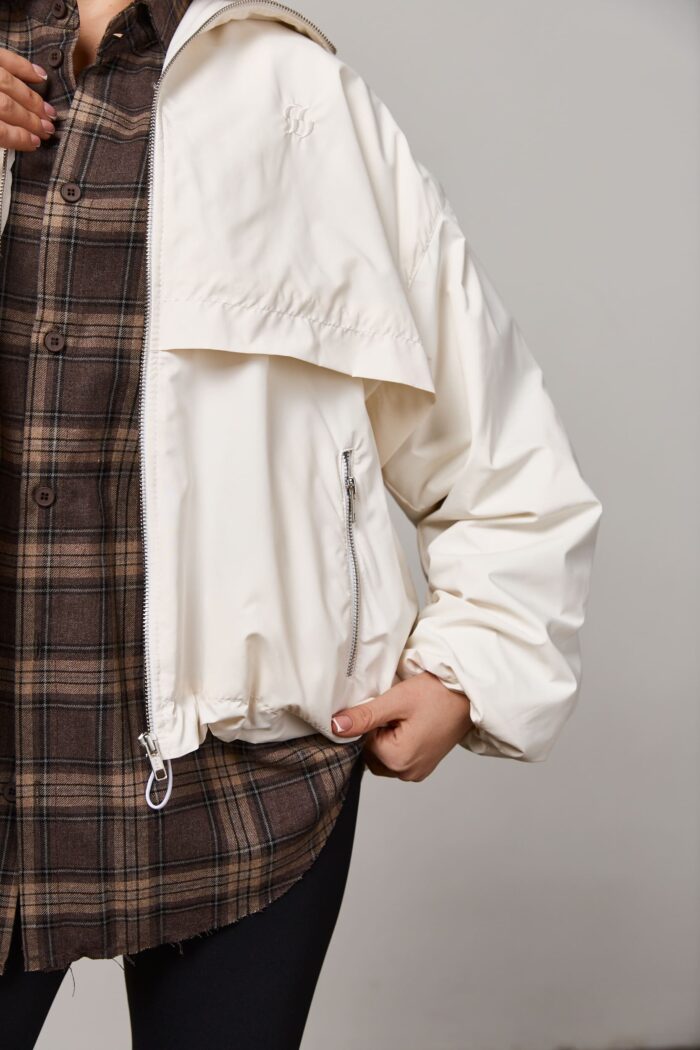 Куртка бомбер жіноча молоко Фото - 4