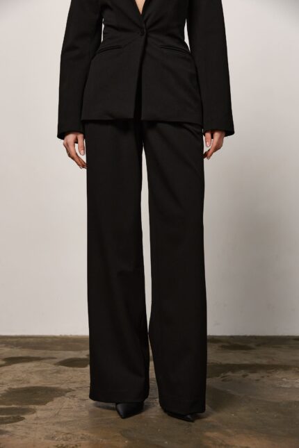 Штани класичні палацо чорні