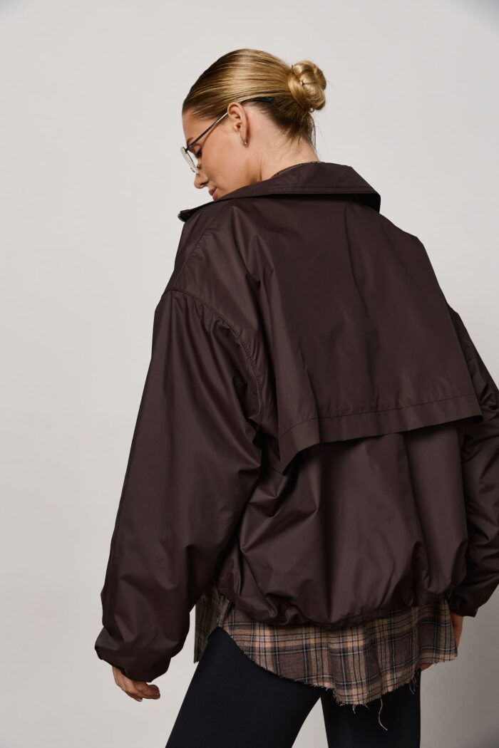 IMG_4234 Куртка бомбер жіноча шоколад Фото - 3