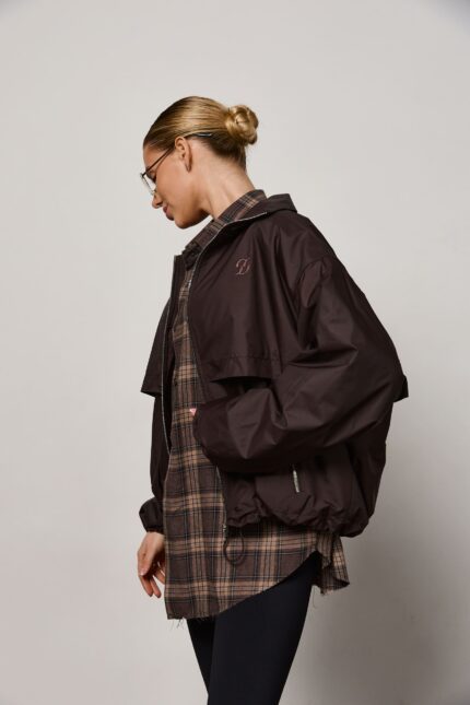 Куртка бомбер жіноча шоколад